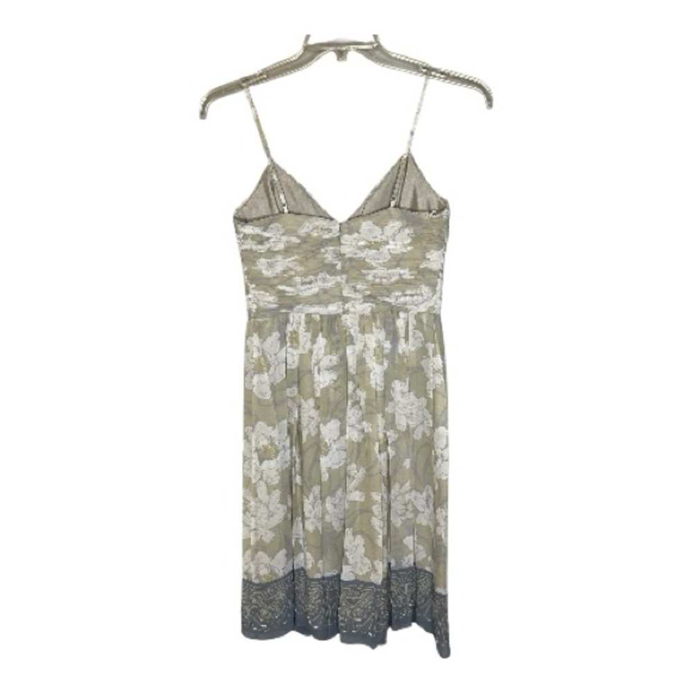 BCBG Paris Beige Silk Blend Dress - Picture 3 of 6